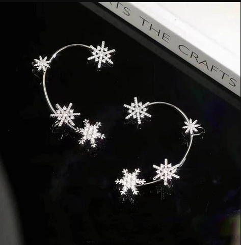 Miniatura 2 de Set x3 Orejera shine Arete sin perforar